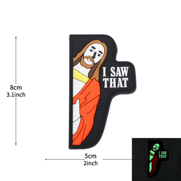 DA 3D PVC Patch I SAW THAT, Gördüm FOSFORLU DA-NAS-64