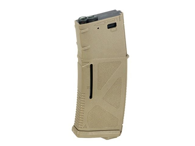 ARCTURUS AR M4/M16 30/130BB Ayarlı TAN Renk Kapasite Göstergeli Polimer Airsoft Şarjör