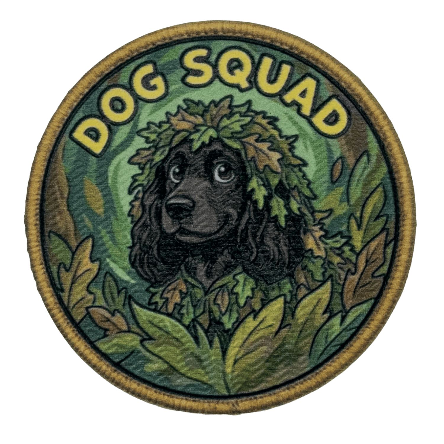Kicking Mustang Concealment System Dog Squad Patch - Yeşil
