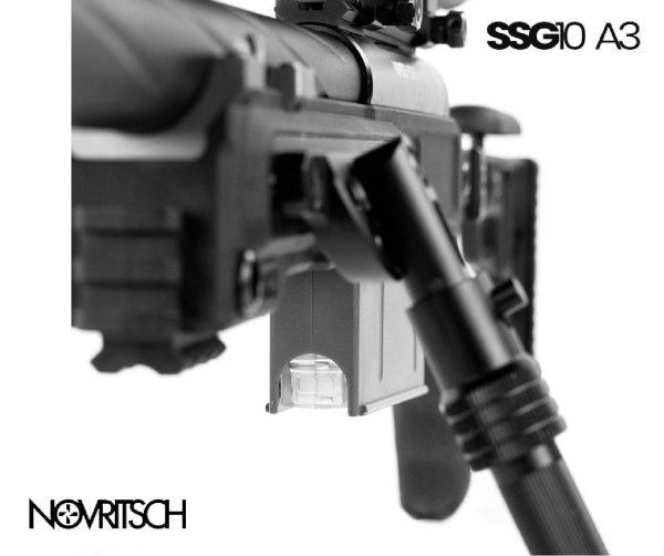 Novritsch SSG10 A3 Taktik Airsoft Sniper Tüfek - Kısa