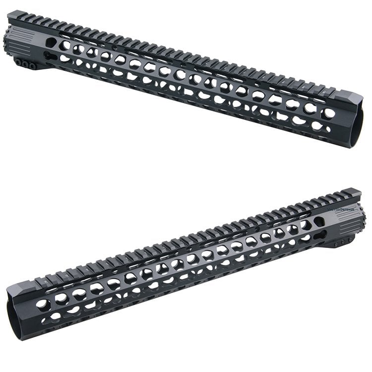 GenIII Slim 15'' 380mm KeyMod Metal El Kundağı SIYAH