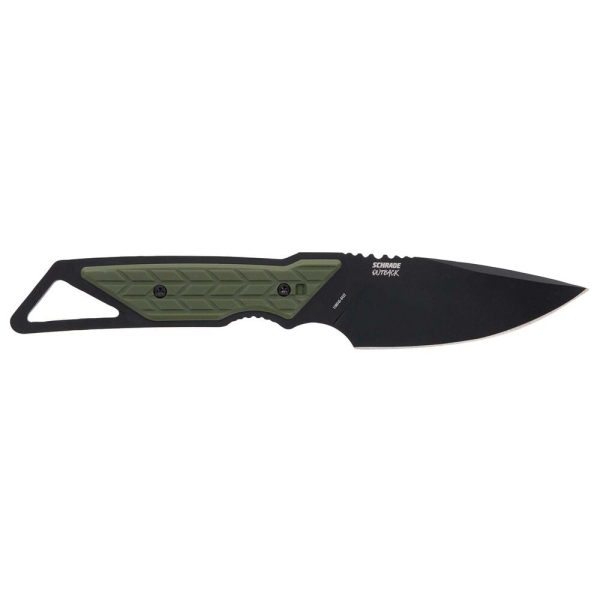 Schrade Delta Outback Fixed Blade Aus-8 Overmolded Çakı 1182497