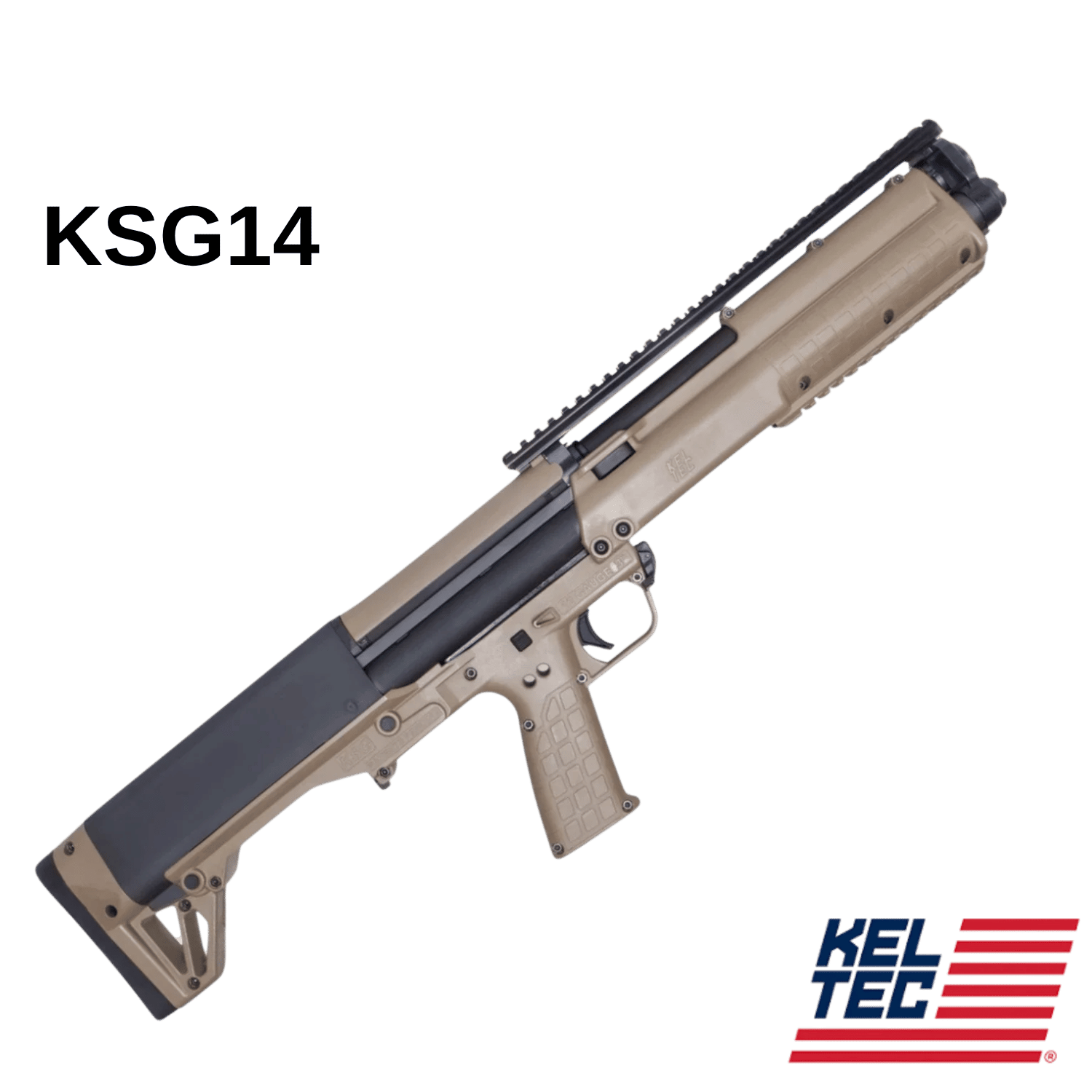 Keltec KSG14 Çöl 12 Cal. 47 Cm. Pompalı Av Tüfeği