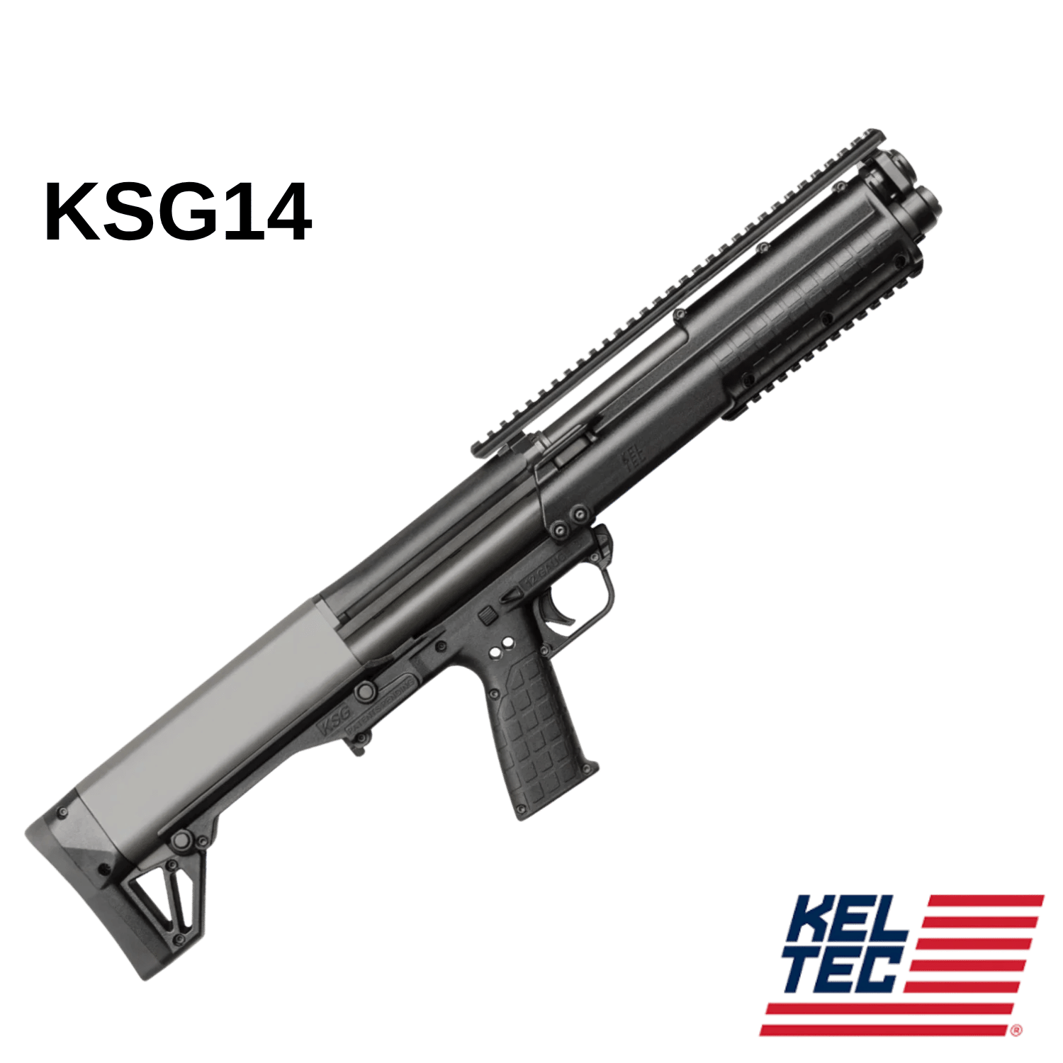 Keltec KSG14 Siyah 12 Cal. 47 Cm. Pompalı Av Tüfeği