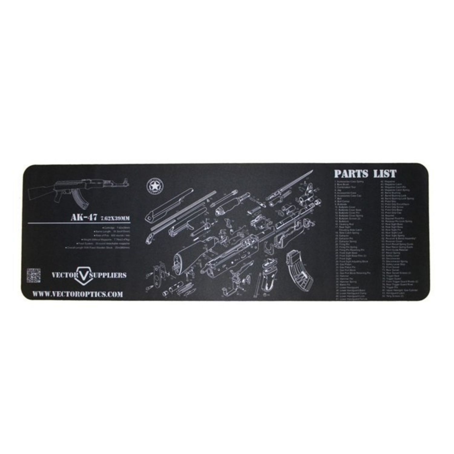 AK47 Tüfek Temizleme Servis Altlığı (Bench Mat)