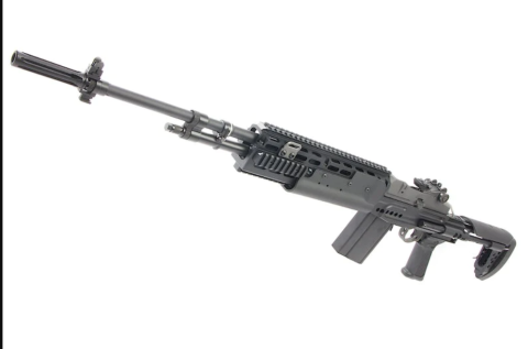 GG M14 EBR-L ETU Tactical DMR Sniper AEG Airsoft Tüfek SIYAH-UZUN NAMLU