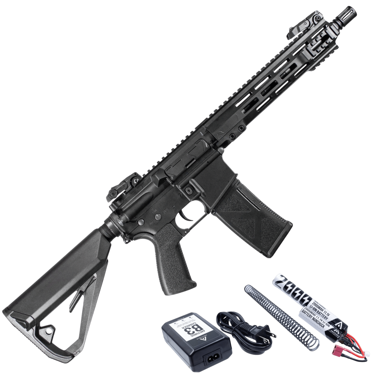 ARCTURUS LWT MK-I CQB 10 AEG SPORT Airsoft TUFEK SETİ - AT-ST01-CQ-BK-PK