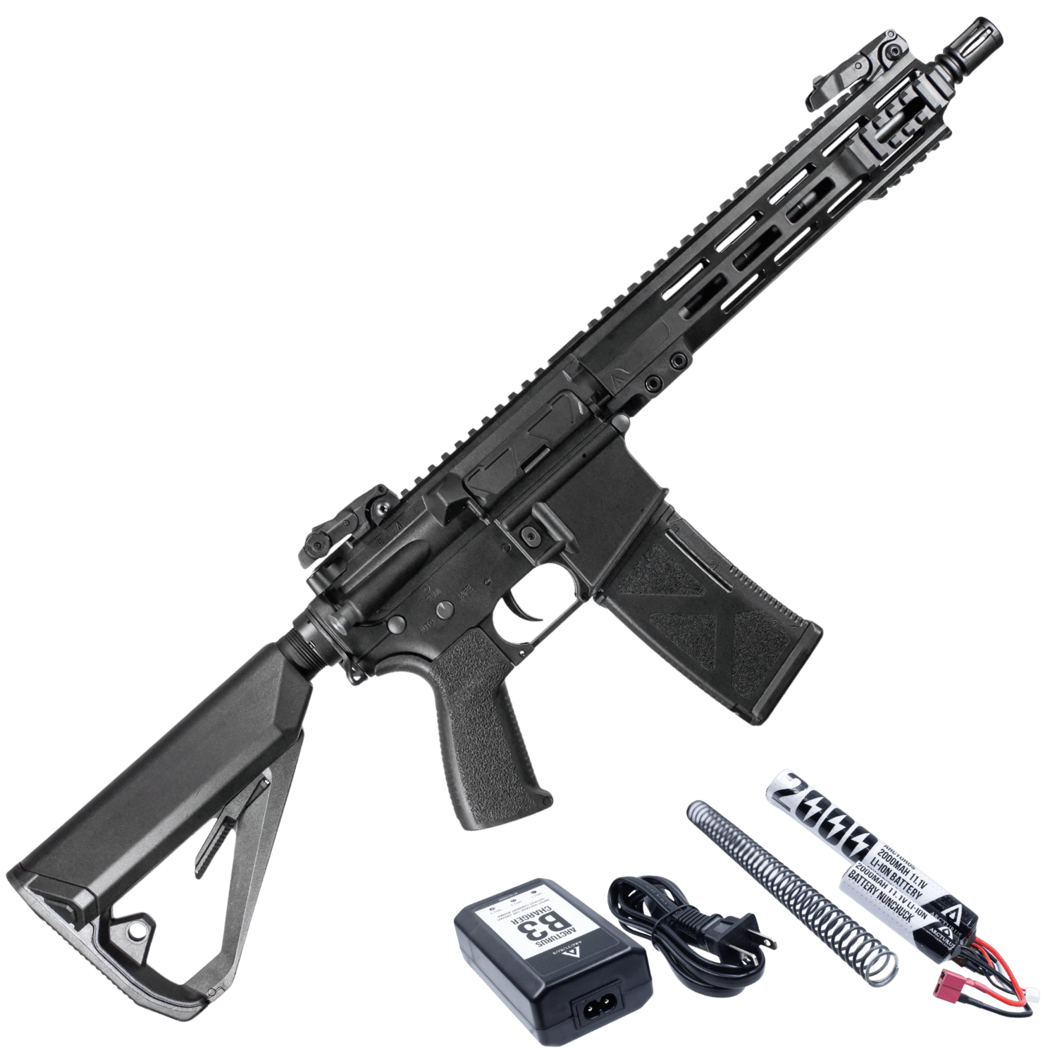 ARCTURUS LWT MK-I CQB 10 AEG SPORT Airsoft TUFEK SETİ - AT-ST01-CQ-BK-PK