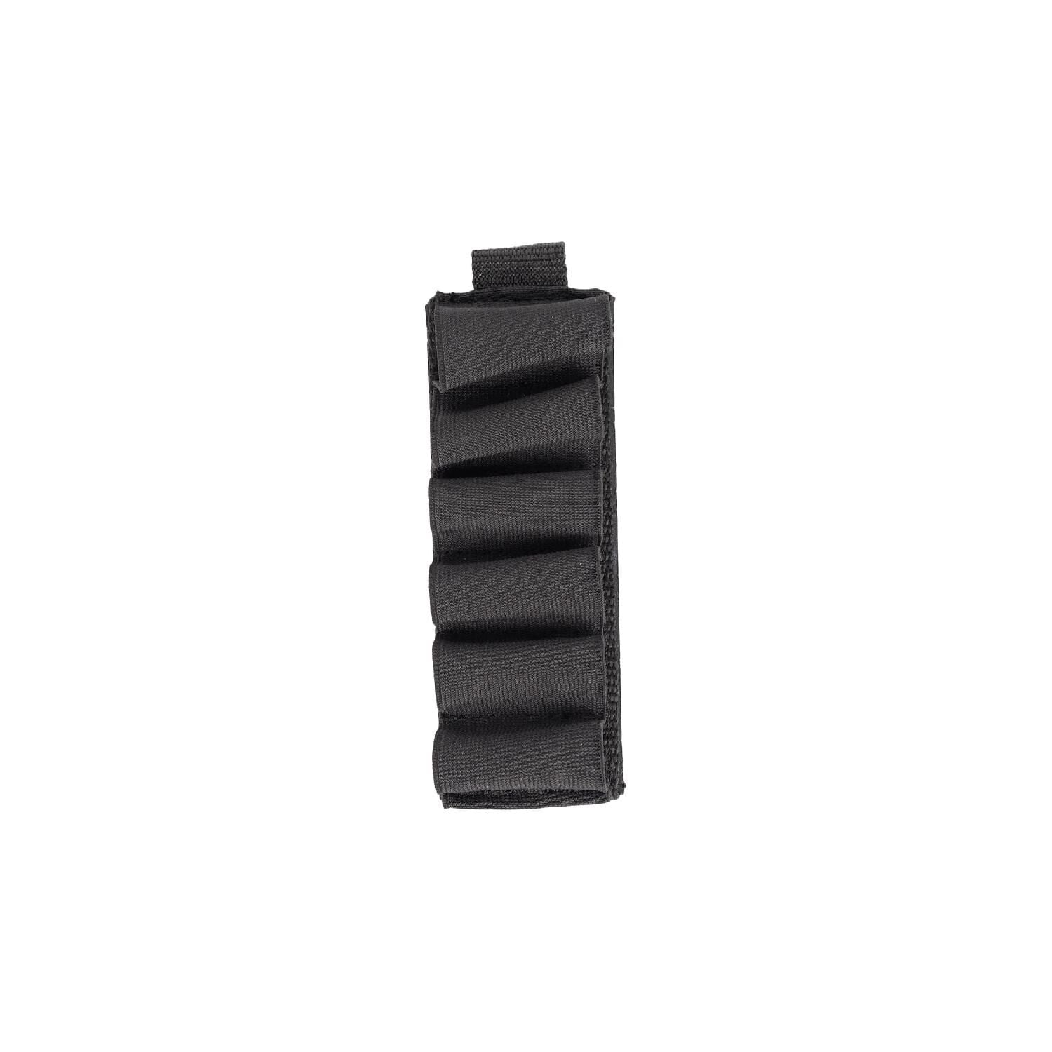 ISG Tactical 12GA Cırtlı Fişeklik - 6'lı Siyah