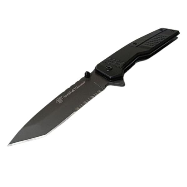 Smith & Wesson® Special Ops Linerlock A/O Black CF Katlanır Cep Çakısı