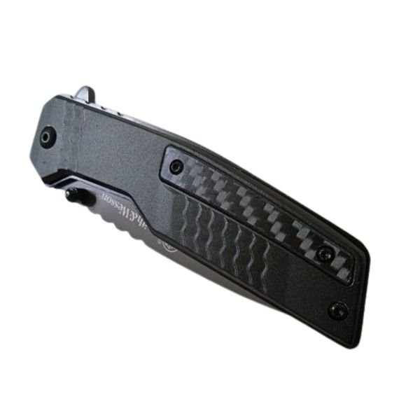 Smith & Wesson® Special Ops Linerlock A/O Black CF Katlanır Cep Çakısı