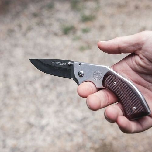 Smith & Wesson® M325 Revolver Knife Katlanabilir Bıçak 1168583