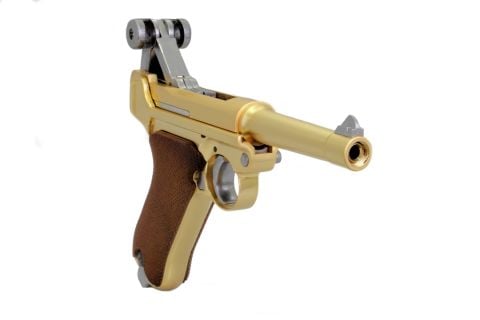 WE P08 ALTIN LUGER GOLDEN (S) 4'' Namlu AIRSOFT TABANCA