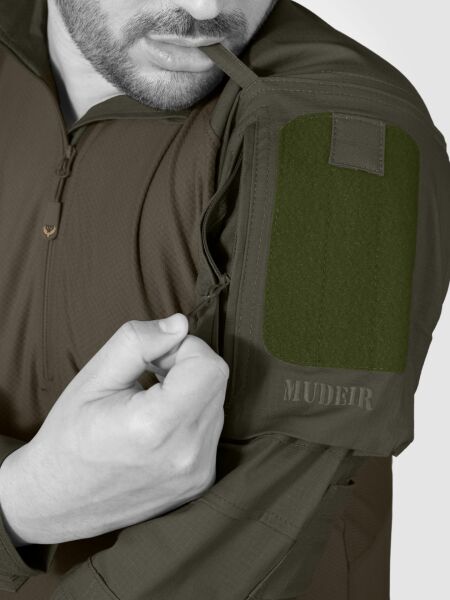 MUDEIR Operasyon URAZ T-shirt Dry touch Ripstop Uzun Kol