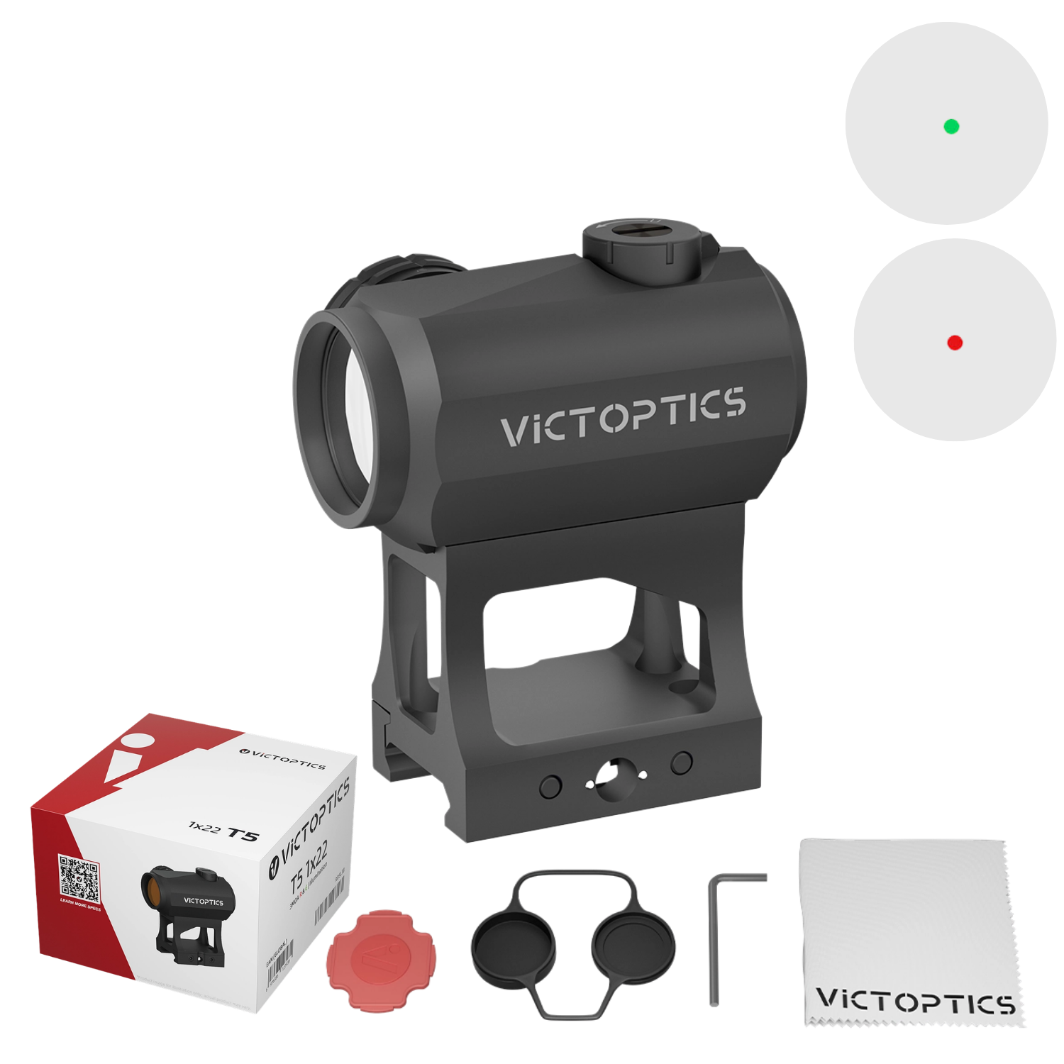 VictOptics T5 1X22 Red Dot Nişangah  - RDSL38