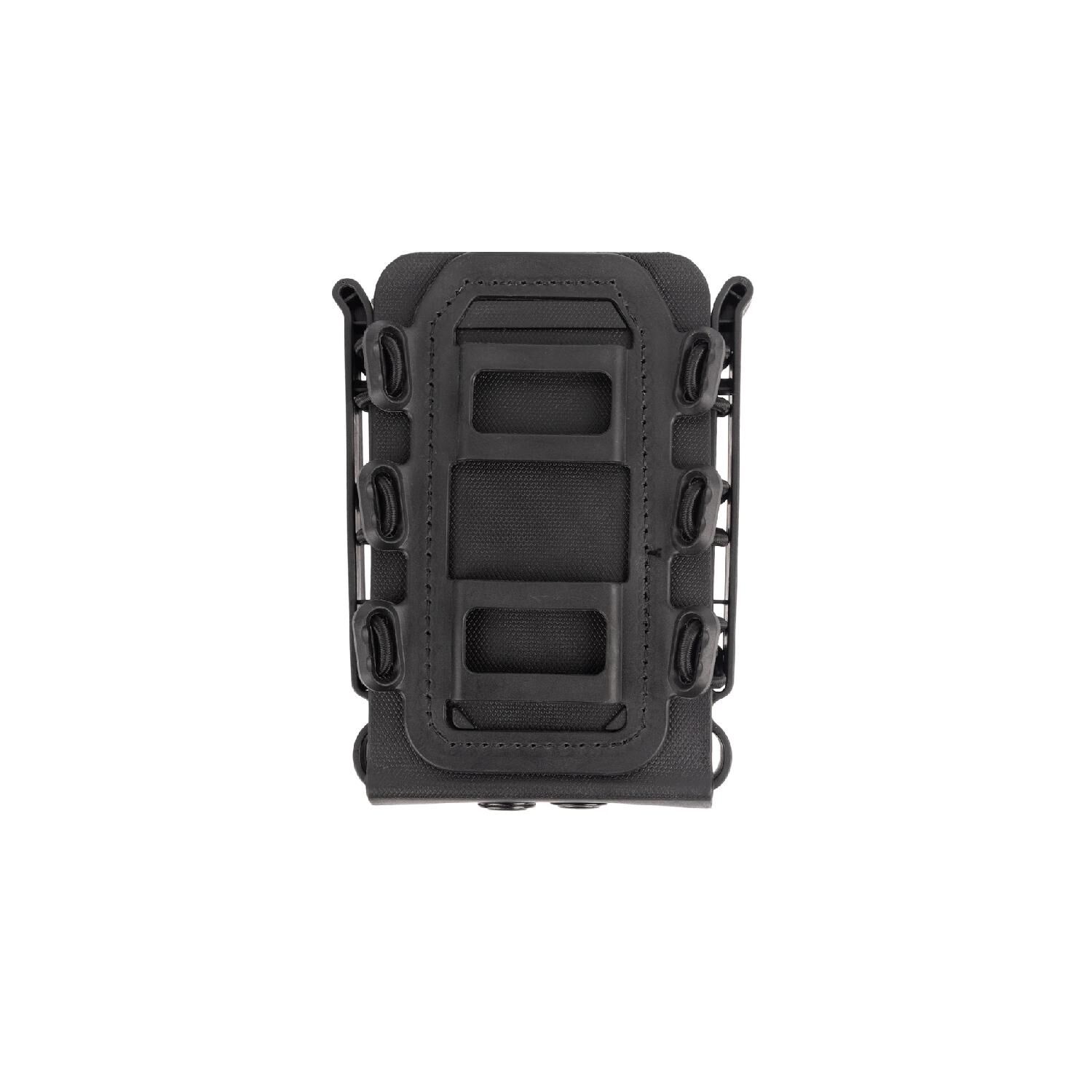 ISG Tactical Tüfek Şarjör Cebi — Lastikli Kenarlı -12GA, 20GA, 36GA, 5.56 7.62 Siyah
