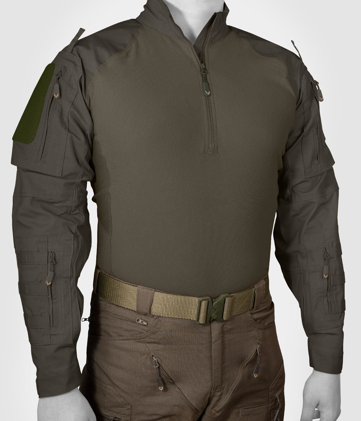 MUDEIR Operasyon URAZ T-shirt Dry touch Ripstop Uzun Kol MUDEIR Operasyon URAZ T-shirt Dry touch Ripstop Uzun Kol Ranger Green 3XL Ranger Green 3XL