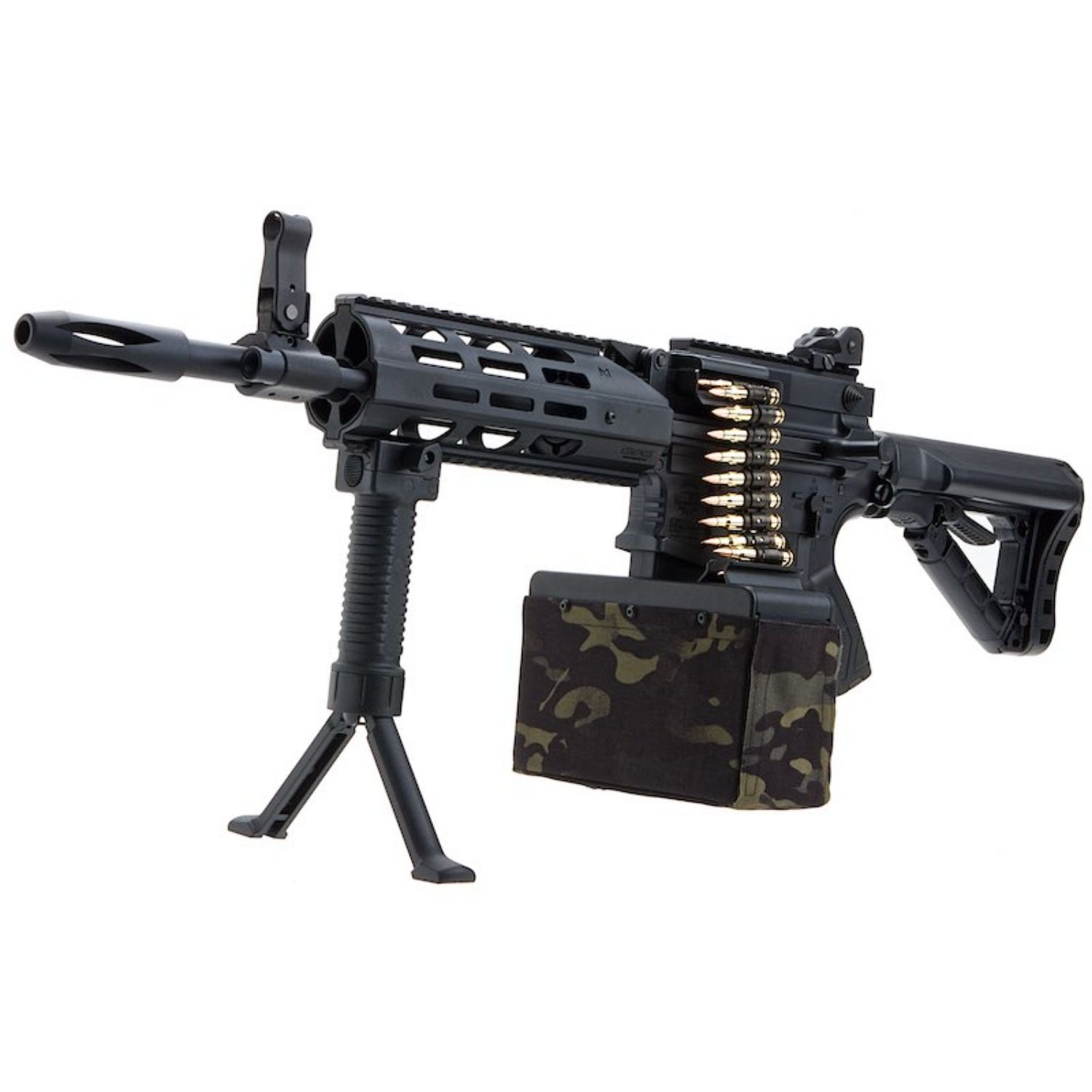 GuayGuay LMG Siyah Combat Machine CM16 Stealth G&G (EGC-16P-LMG-SNB-NCM)