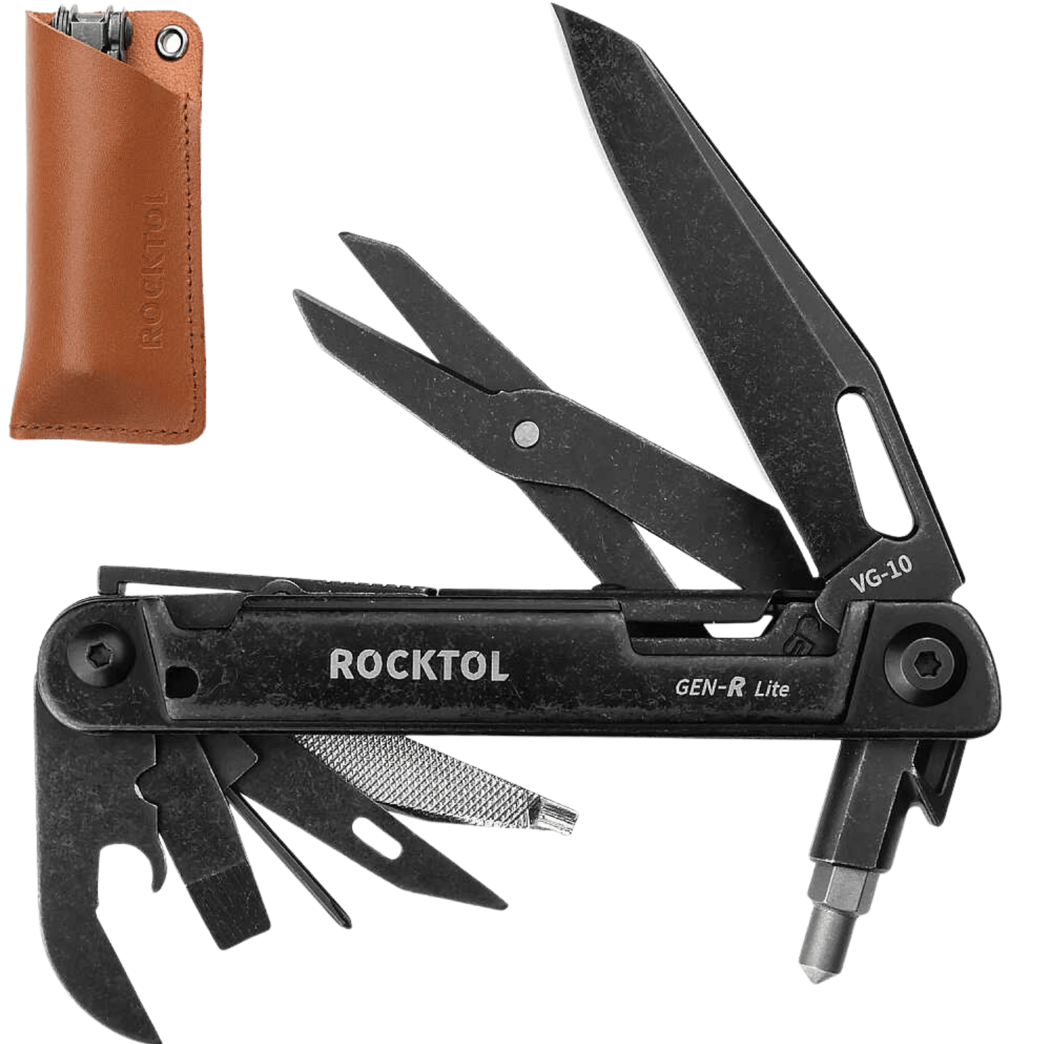 Rocktol 15 Fonksiyonlu Multitool Çakı Kılıflı