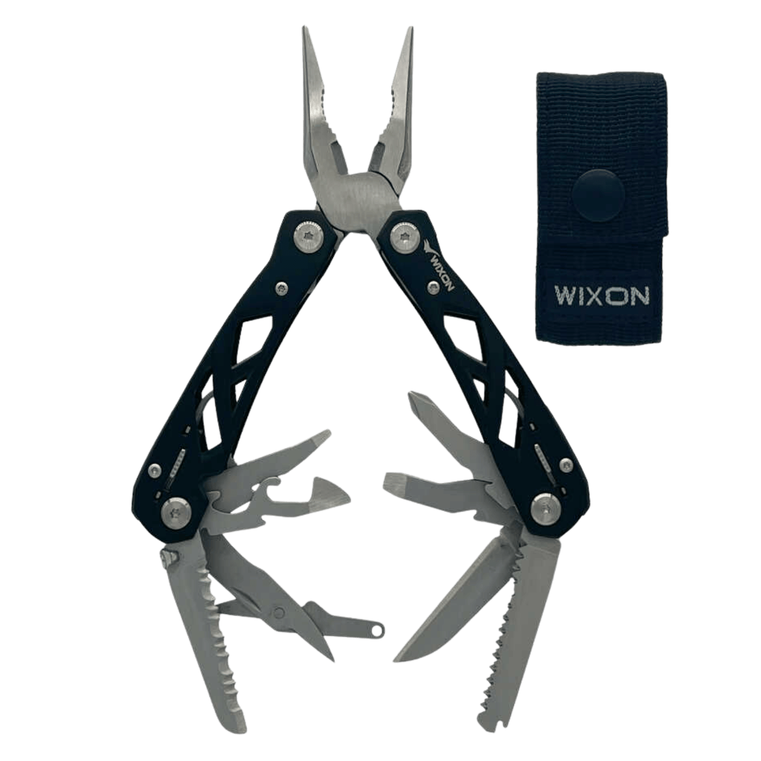 Wixon W18 18 Fonksiyonlu Multitool Pense Siyah Kılıflı