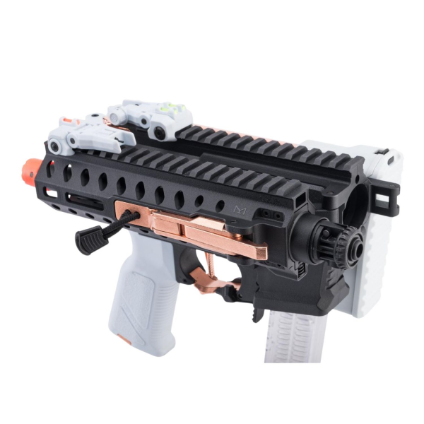 GuayGuay FAR9 MACARON ASDF WHITE Rapid Folding PCC AEG Airsoft Tüfek G&G (FAR-9MM-PIK-PBB-NCM)