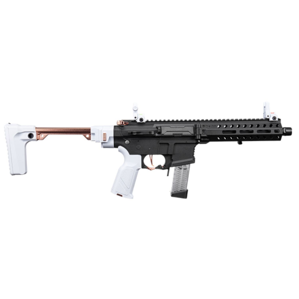 GuayGuay FAR9 MACARON ASDF WHITE Rapid Folding PCC AEG Airsoft Tüfek G&G (FAR-9MM-PIK-PBB-NCM)