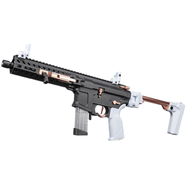GuayGuay FAR9 MACARON ASDF WHITE Rapid Folding PCC AEG Airsoft Tüfek G&G (FAR-9MM-PIK-PBB-NCM)