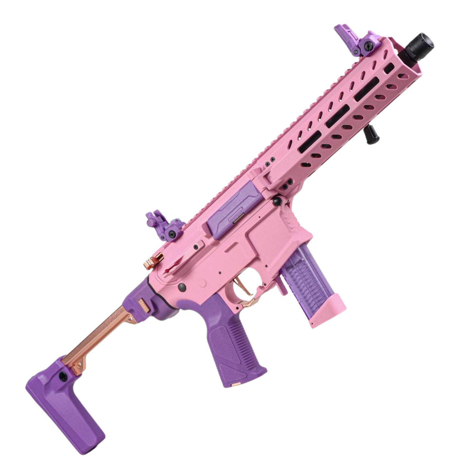 GuayGuay FAR9 MACARON PINK Rapid Folding PCC AEG Airsoft Tüfek G&G (FAR-9MM-PIK-PBB-NCM)