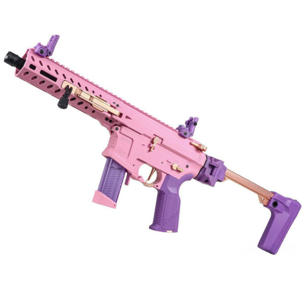GuayGuay FAR9 MACARON PINK Rapid Folding PCC AEG Airsoft Tüfek G&G (FAR-9MM-PIK-PBB-NCM)