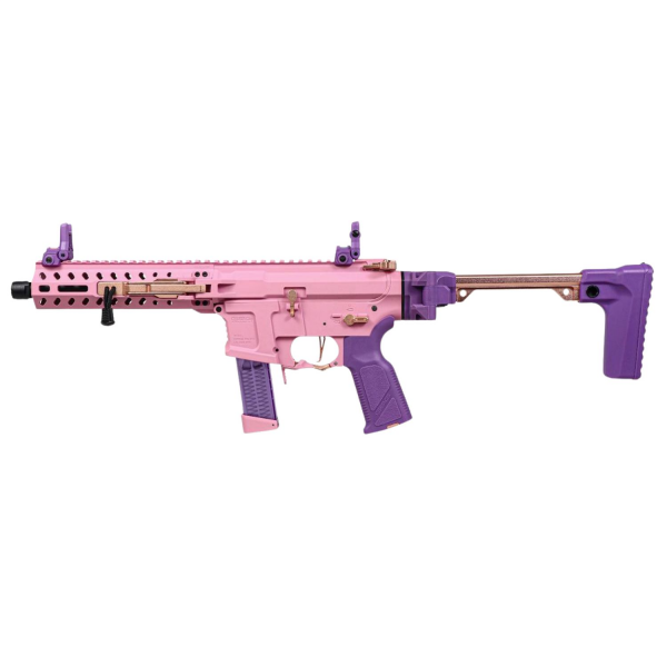 GuayGuay FAR9 MACARON PINK Rapid Folding PCC AEG Airsoft Tüfek G&G (FAR-9MM-PIK-PBB-NCM)