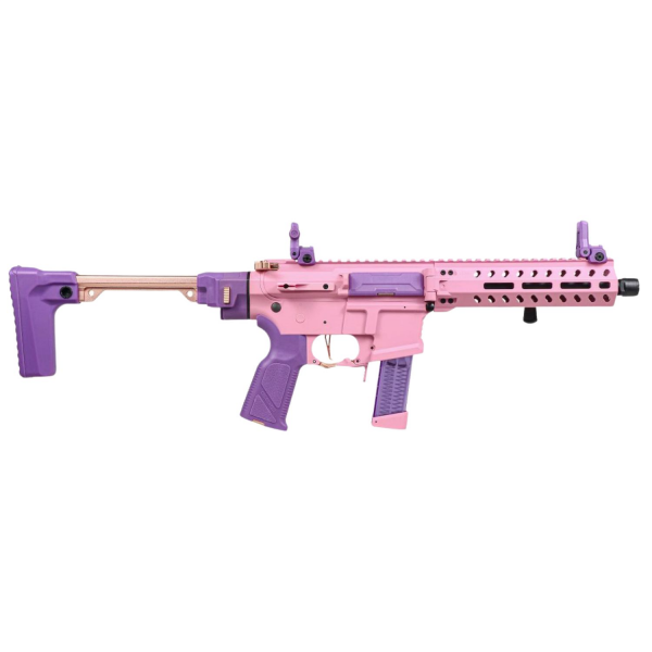 GuayGuay FAR9 MACARON PINK Rapid Folding PCC AEG Airsoft Tüfek G&G (FAR-9MM-PIK-PBB-NCM)