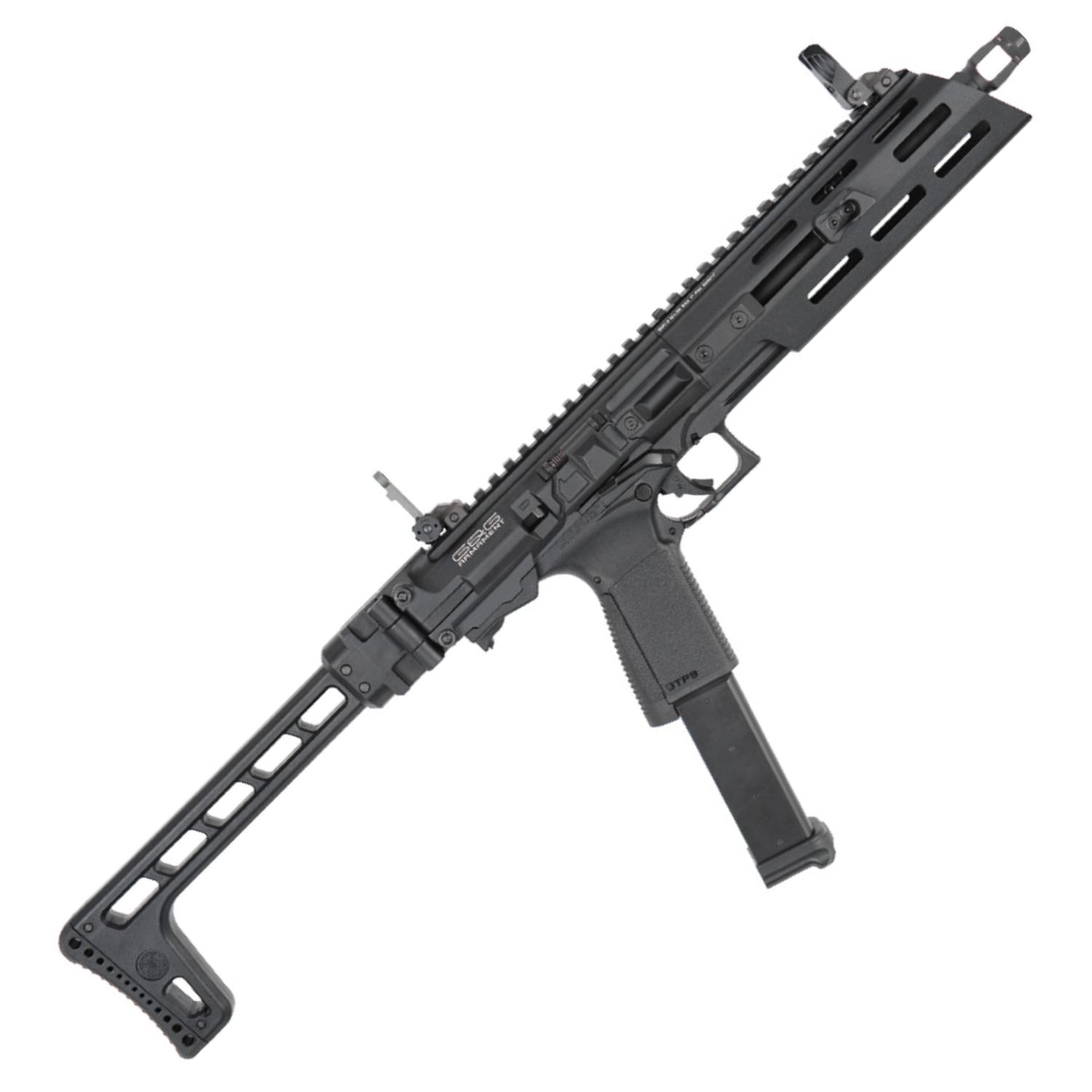 GuayGuay SMC-9 GasBlowback Carbine Black GBB Tüfek (GAS-SMC-9MM-BBB-UCM)