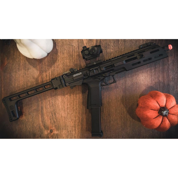 GuayGuay SMC-9 GasBlowback Carbine Black GBB Tüfek (GAS-SMC-9MM-BBB-UCM)