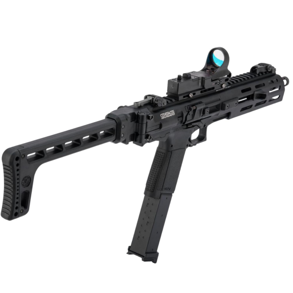 GuayGuay SMC-9 GasBlowback Carbine Black GBB Tüfek (GAS-SMC-9MM-BBB-UCM)