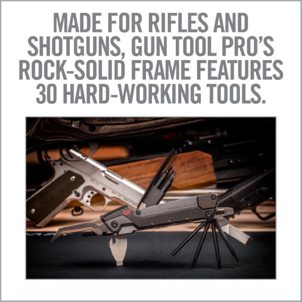 REAL AVID Gun Tool Pro® 30-IN-1 GUN MULTI-TOOL FOR RIFLES & SHOTGUNS