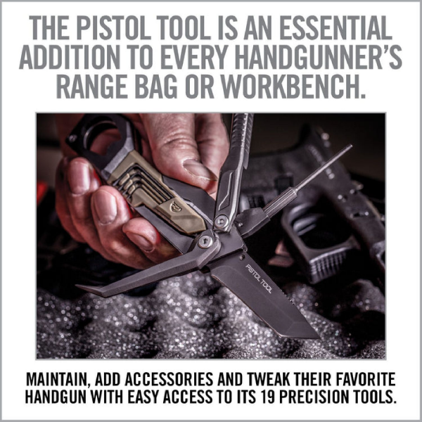 REAL AVID The Pistol Tool™ Tactical Handgun Tabanca Multi-Tool