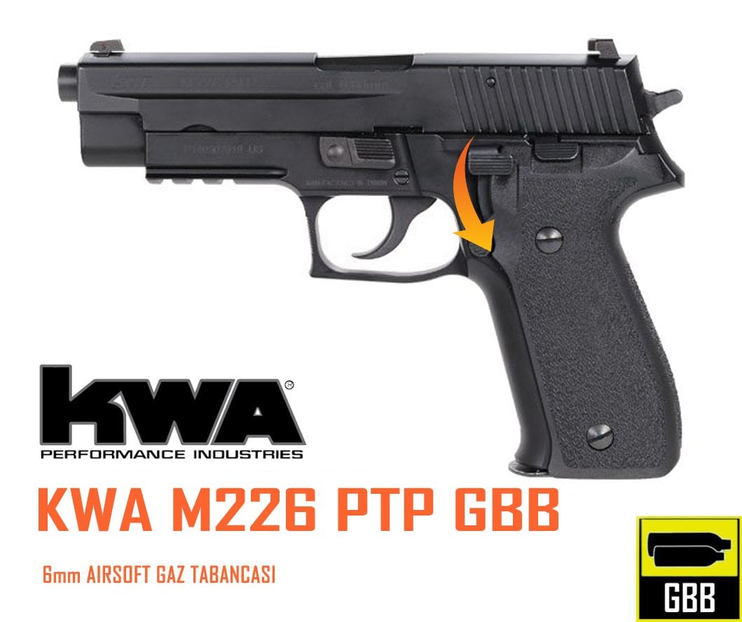 KWA M226 PTP TACTICAL RAIL AIRSOFT TABANCA