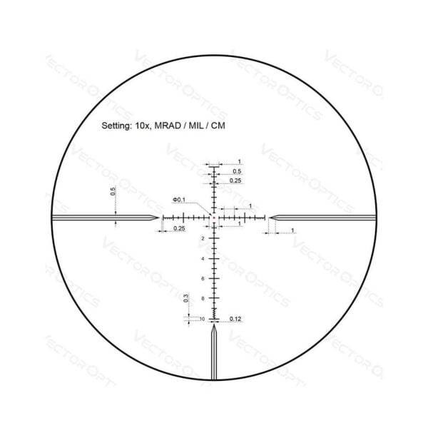 Vector Optics TAURON 6-24X50 HD SFP Tüfek Dürbünü