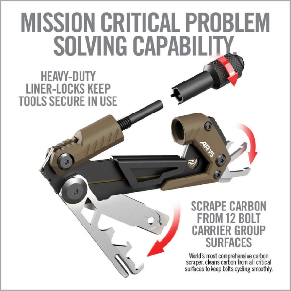 REAL AVID Gun Tool Core® - AR15 Critical Task Carry Tool