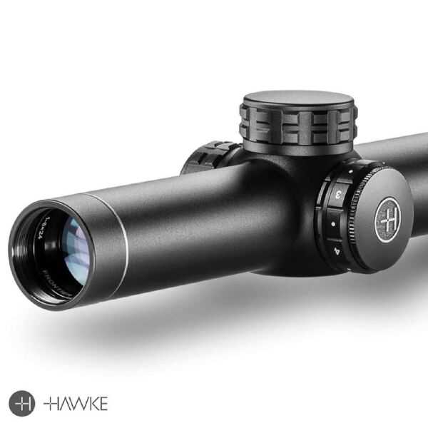 HAWKE Frontier 30mm SFP 1-6x24 IR (Tactical Dot 6x) Yivli Tüfek Dürbünü 18402