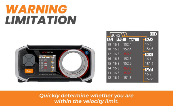 ACETECH AC6000 MK3 BLUETOOTH CHRONOGRAPH KRONO