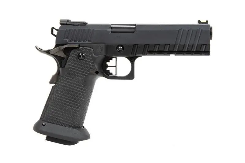 AW HX2003 Black Ace Hi-Capa Full Metal GBB Airsoft Tabanca