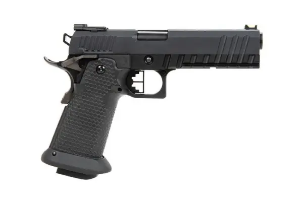 AW HX2003 Black Ace Hi-Capa Full Metal GBB Airsoft Tabanca