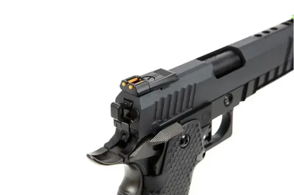 AW HX2003 Black Ace Hi-Capa Full Metal GBB Airsoft Tabanca