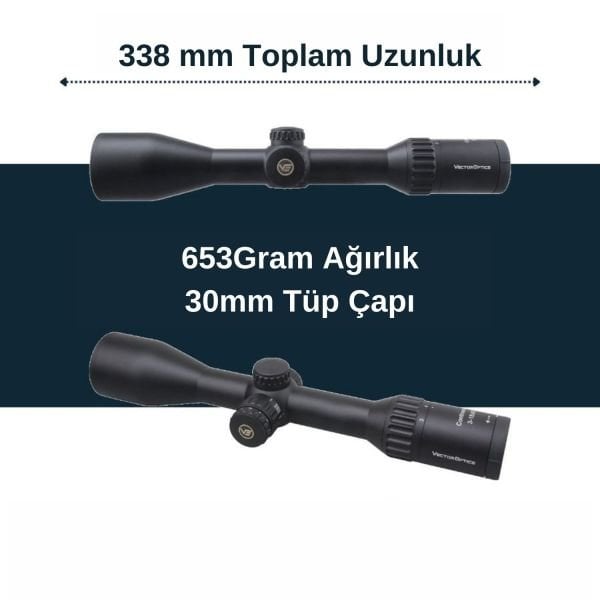 Continental x6 3-18x50 CDM Hunting Tüfek Dürbünü SCOL-X21