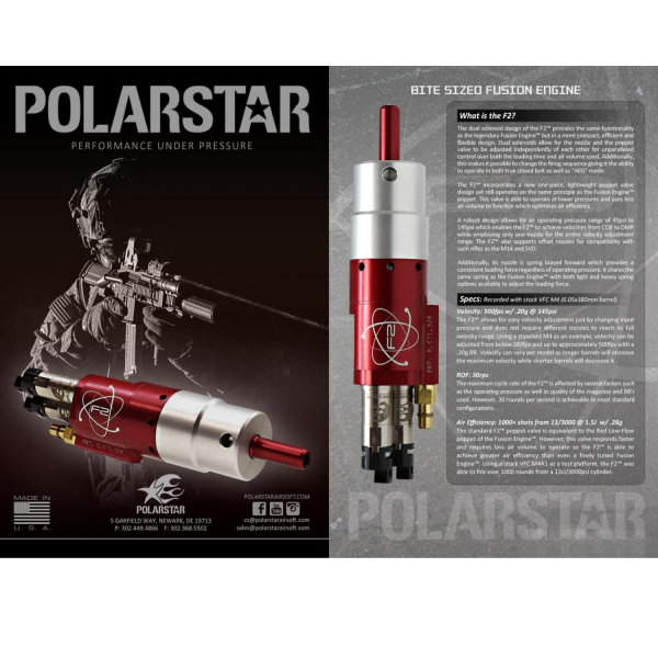 Polarstar F2 HPA Engine Airsoft Tüfek HPA Sistemi (Model: V2 / M4 M16)