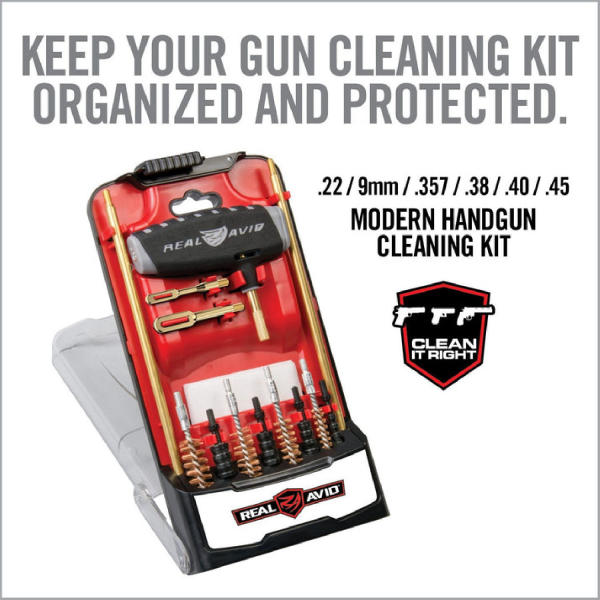 REAL AVID Gun Boss® Pro - Modern Handgun Cleaning Kit Tabanca Harbi Seti