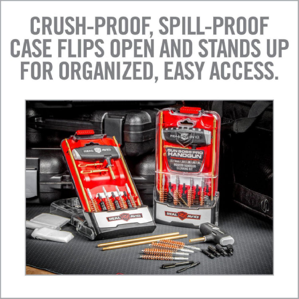 REAL AVID Gun Boss® Pro - Modern Handgun Cleaning Kit Tabanca Harbi Seti