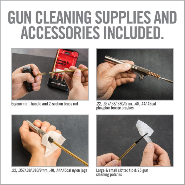 REAL AVID Gun Boss® Pro - Modern Handgun Cleaning Kit Tabanca Harbi Seti