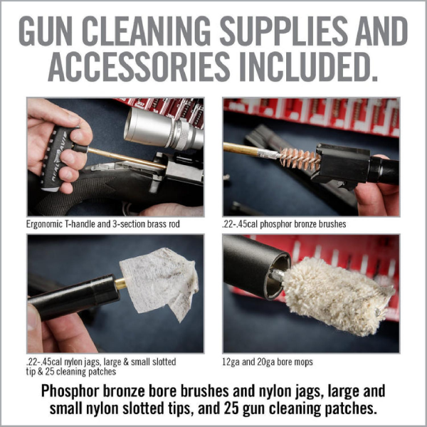 REAL AVID Gun Boss® Pro - Universal Cleaning Kit Profesyonel için Harbi Seti